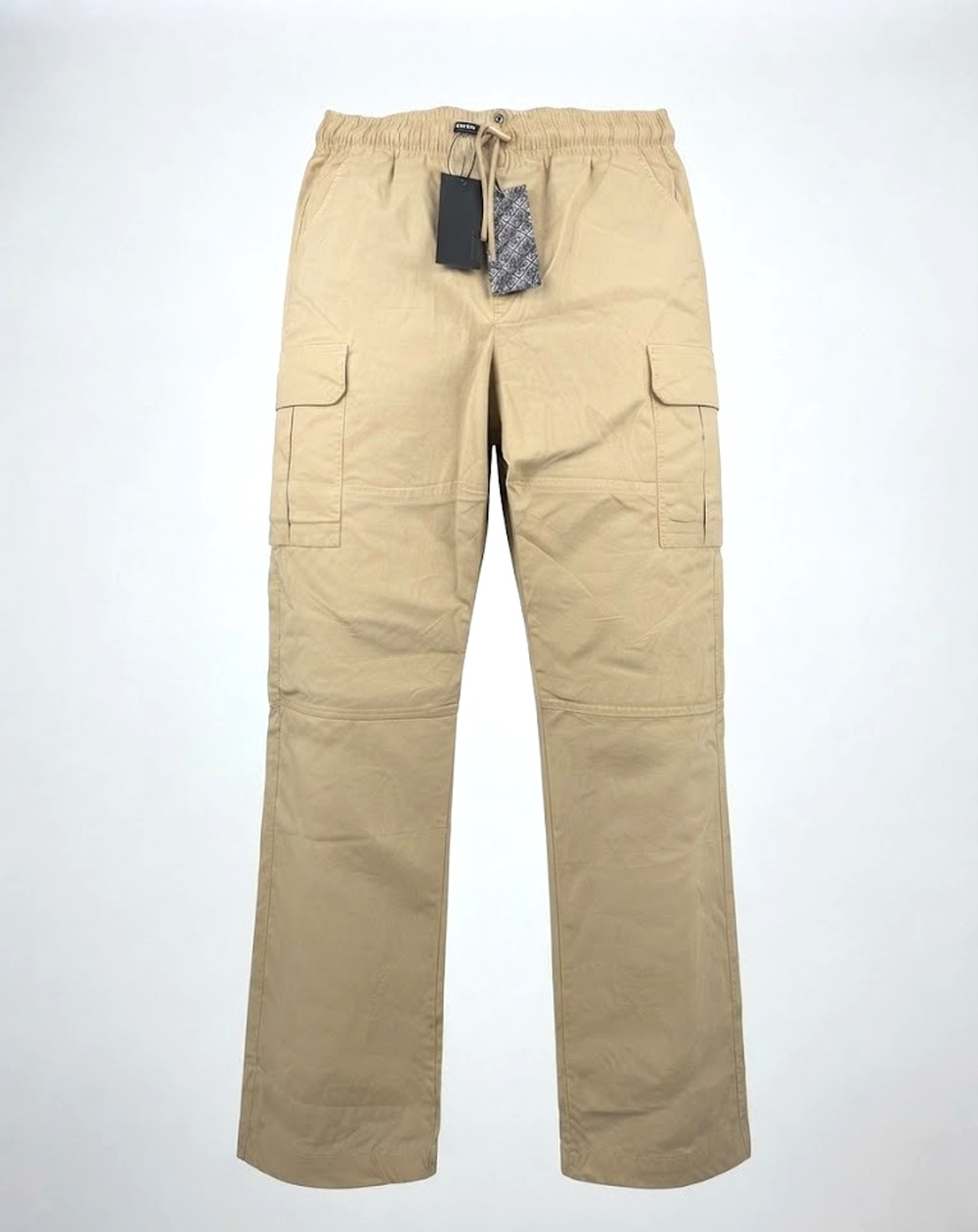NWT CSG Canyon Cargo Pants Men's Large L/G Relaxed Fit Stretch Tan Beige